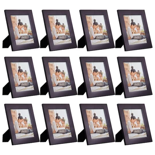 12 Pack: Black 8" x 10" Frame, Expressions™ by Studio Décor®
